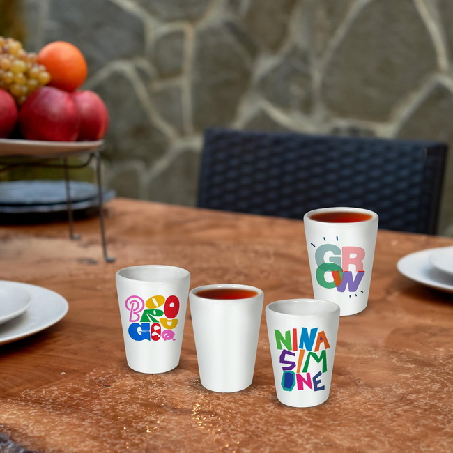 Sublimate a 1.5 oz Ceramic Shot Glass