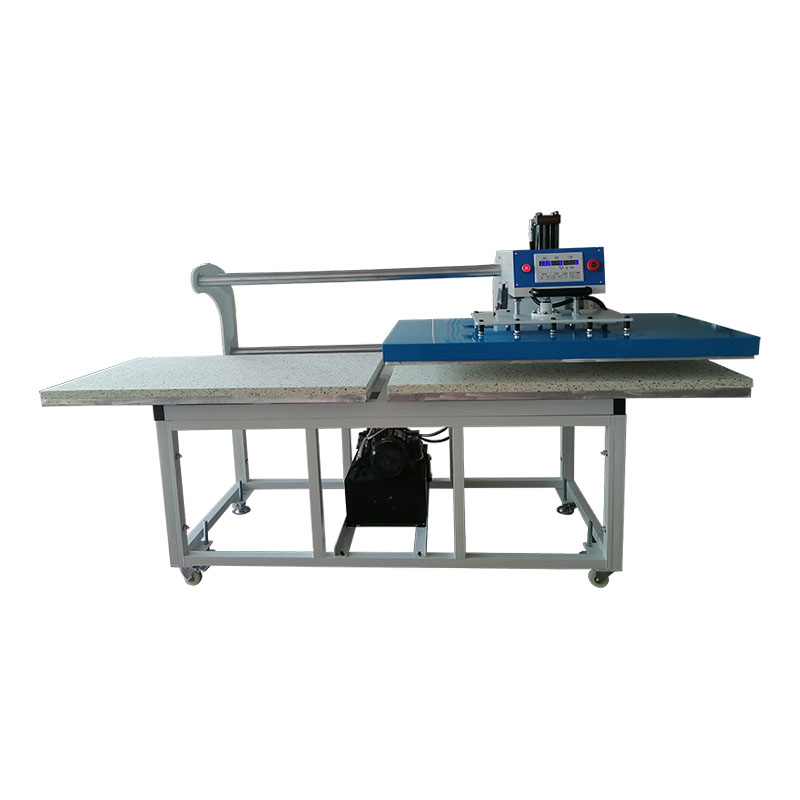 Hydraulic dual station heat press machine 60*120cm horizontal transfer printing machine for jeans 