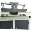 Dual worktable pneumatic heat press machine for shirts vertical board with cabinet