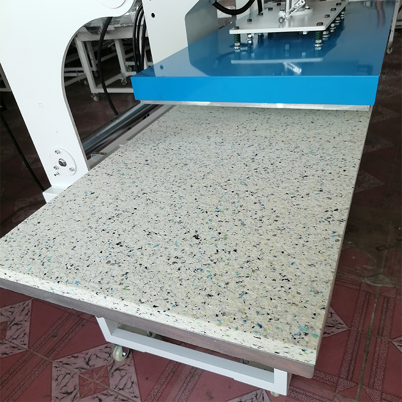 Hydraulic dual station heat press machine 60*120cm horizontal transfer printing machine for jeans 