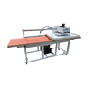 Large size 70*90cm horizontal worktable heat press machine for T shirts pneumatic garment transfer printing equipment with even temperature and adjustable pressure