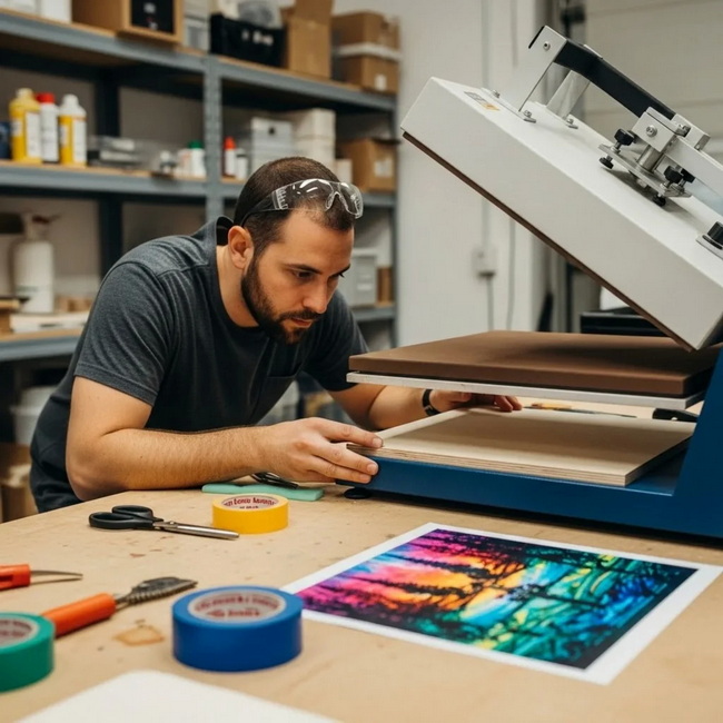 Sublimation on Wood Complete Step‑by‑Step Guide for Beginners and Small Businesses