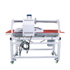 Pneumatic Double Heat Press Top & Bottom Heat Plate With Individual Control Panel T Shirt Printing Machine 60x80