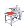 Pneumatic Double Heat Press Top & Bottom Heat Plate With Individual Control Panel T Shirt Printing Machine 60x80