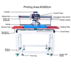 Factory Direct 16x24 Inch 220V Semi-Automatic Pneumatic Double Tshirt Heat Press Machine Transfer Sublimation Clothes Printing