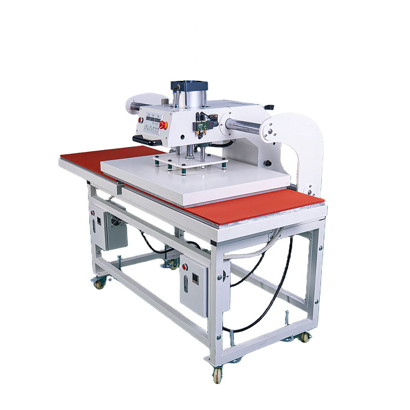 Pneumatic Double Heat Press Top & Bottom Heat Plate With Individual Control Panel T Shirt Printing Machine 60x80