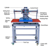 Clothes Printer Machine for t Shirt Sublimation Transfer Dual Heated Semi-automatic Pneumatic Printer 60X40cm Heat Press Machine